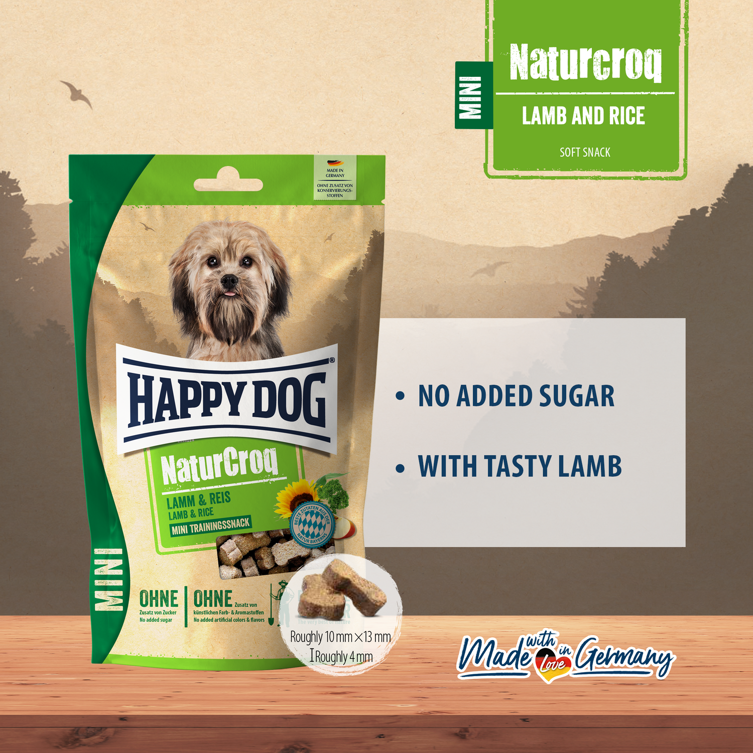 NaturCroq Mini Lamb & Rice Soft Snack