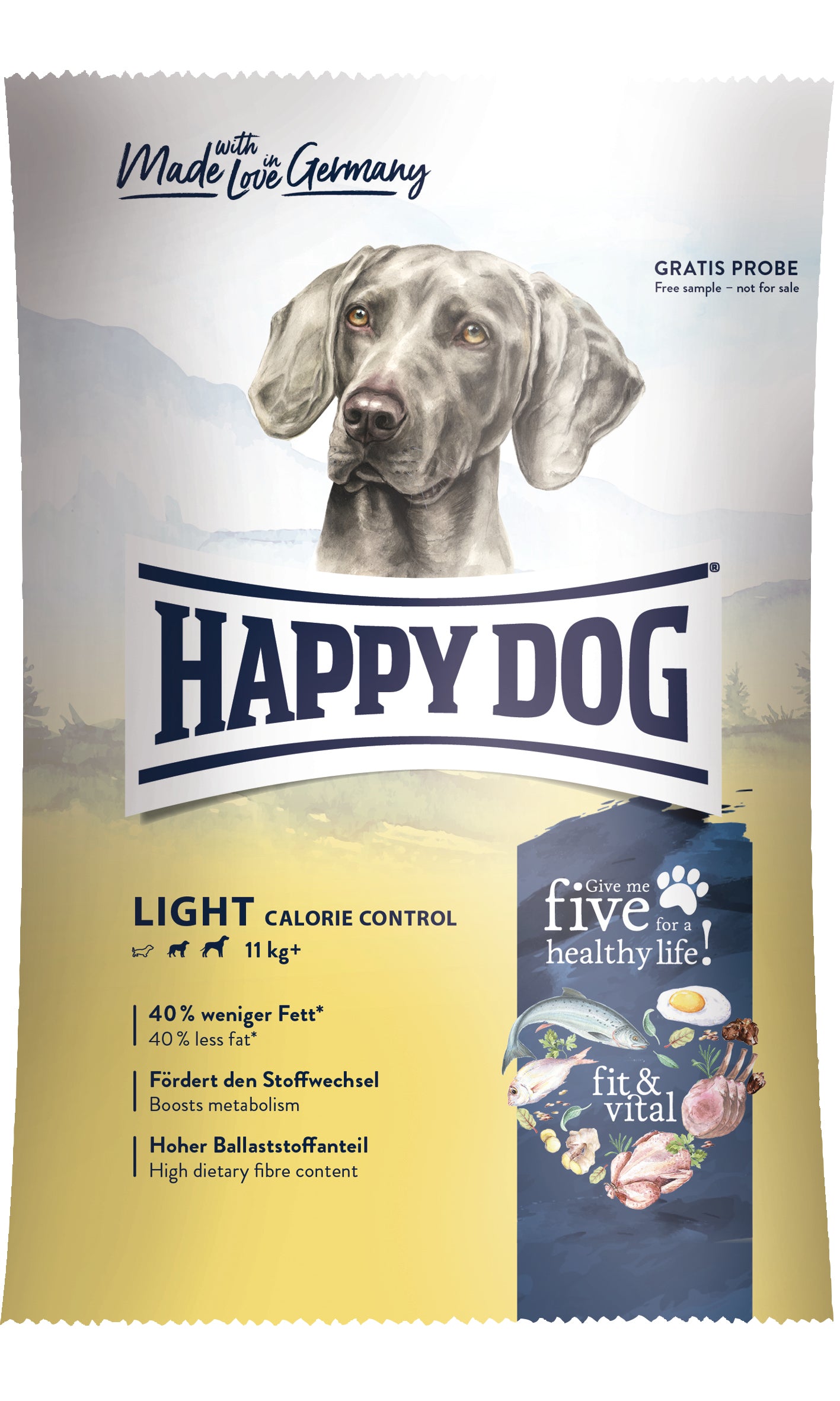 Happy Dog Fit & Vital Light sample