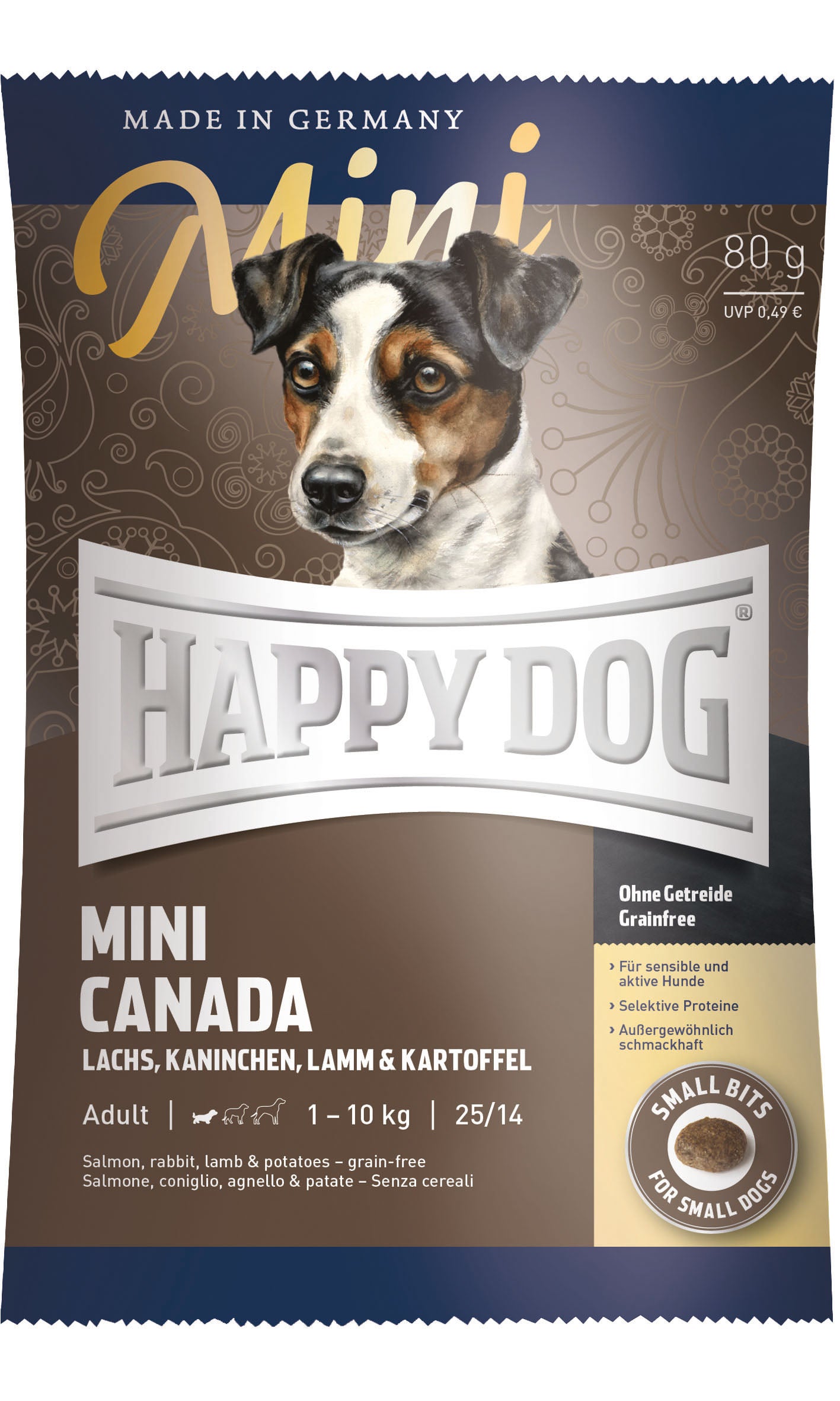 Happy Dog Mini Sensible Canada sample