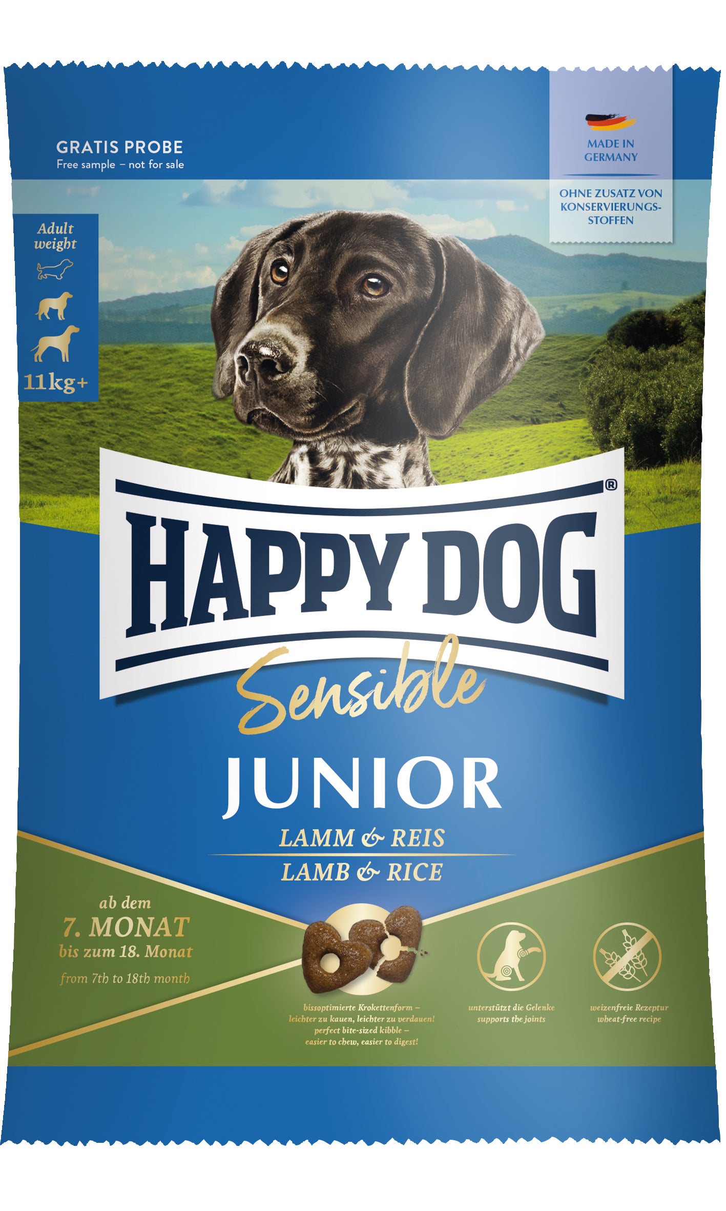 Happy Dog Sensible Junior Lamb & Rice Sample