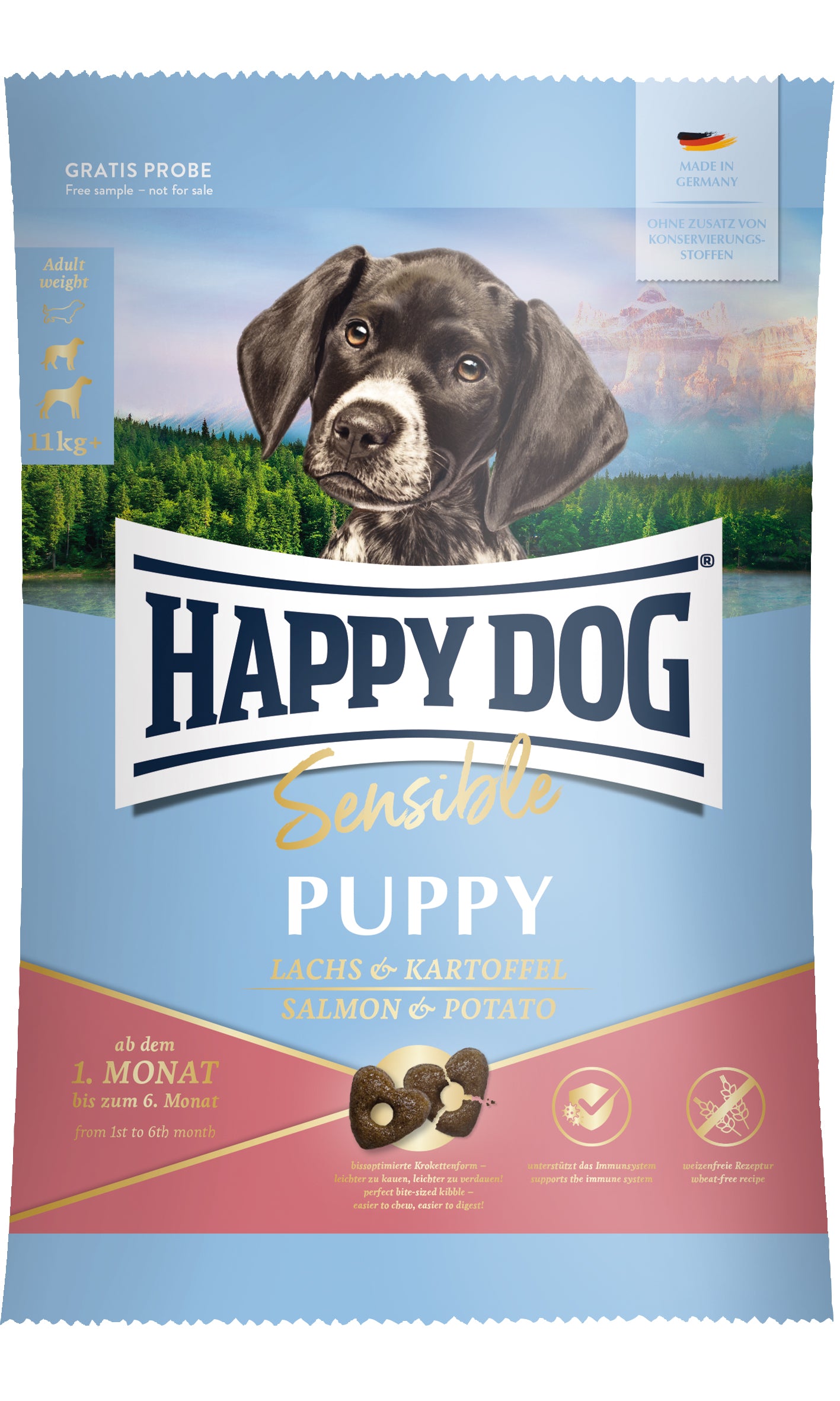 Happy Dog Sensible Puppy Salmon & Potato Sample