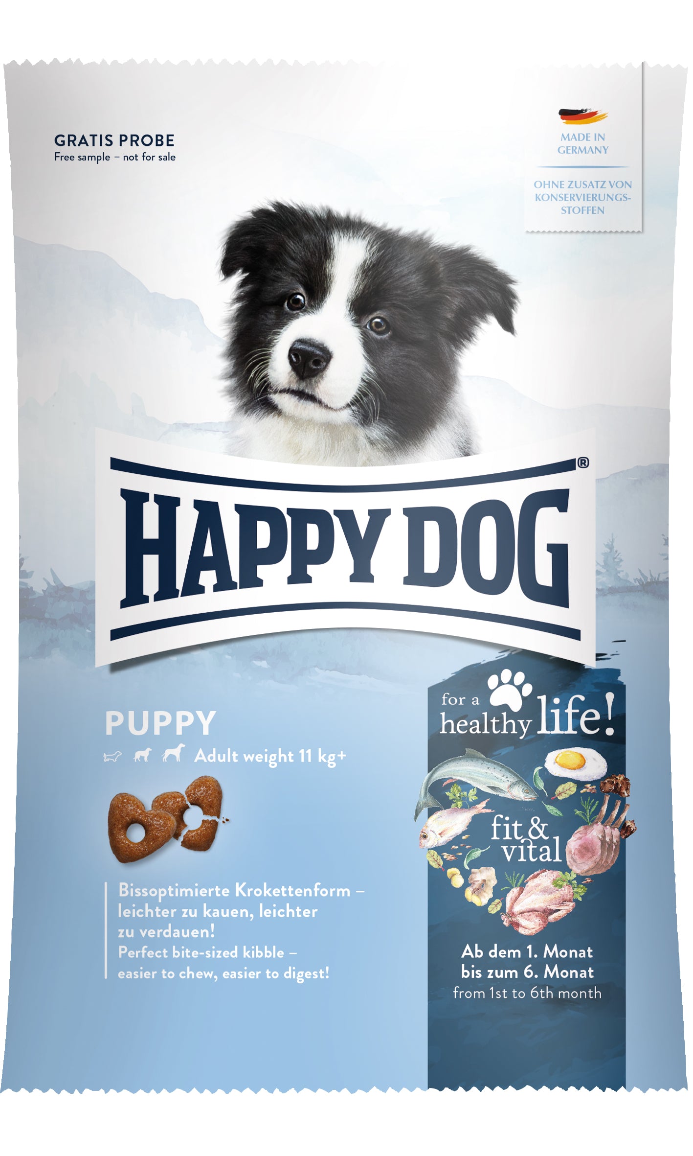 Happy Dog Fit & Vital Puppy Sample