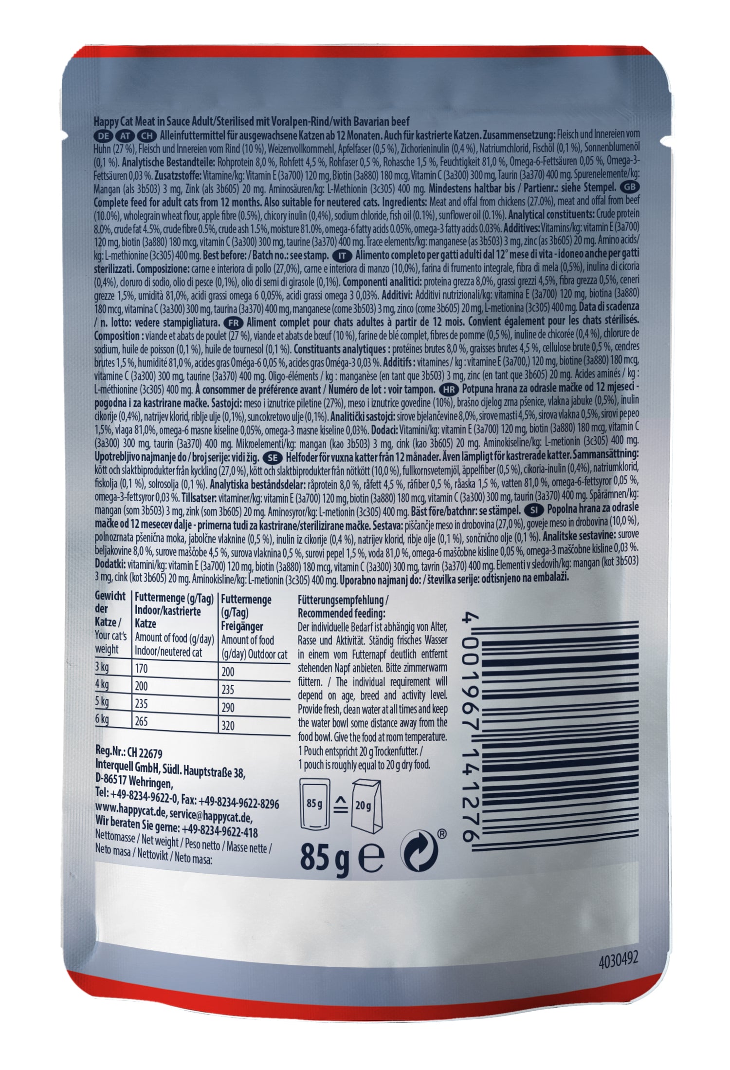 Culinary Bavarian Beef Meat in Sauce