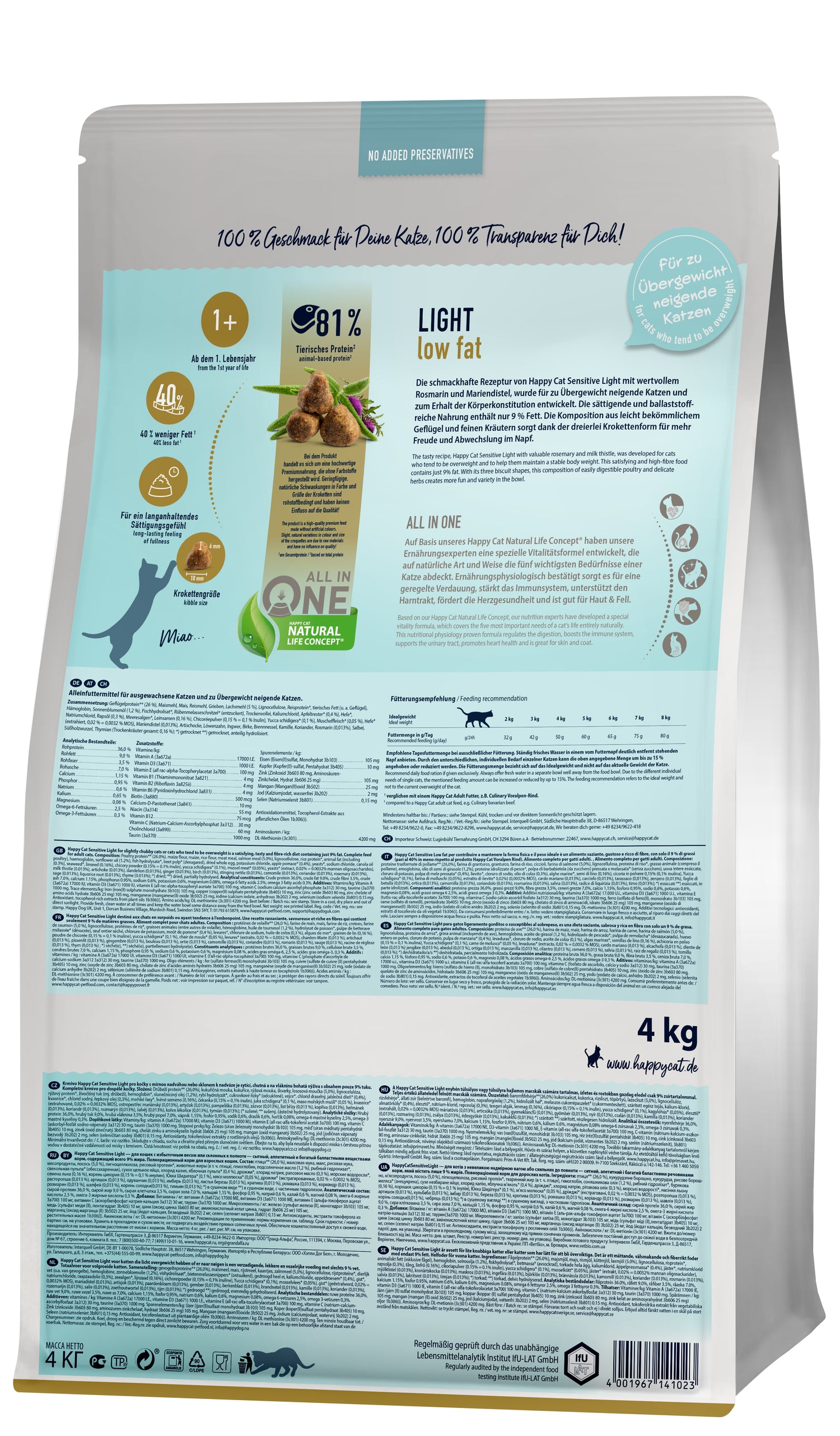 Care Adult light low fat