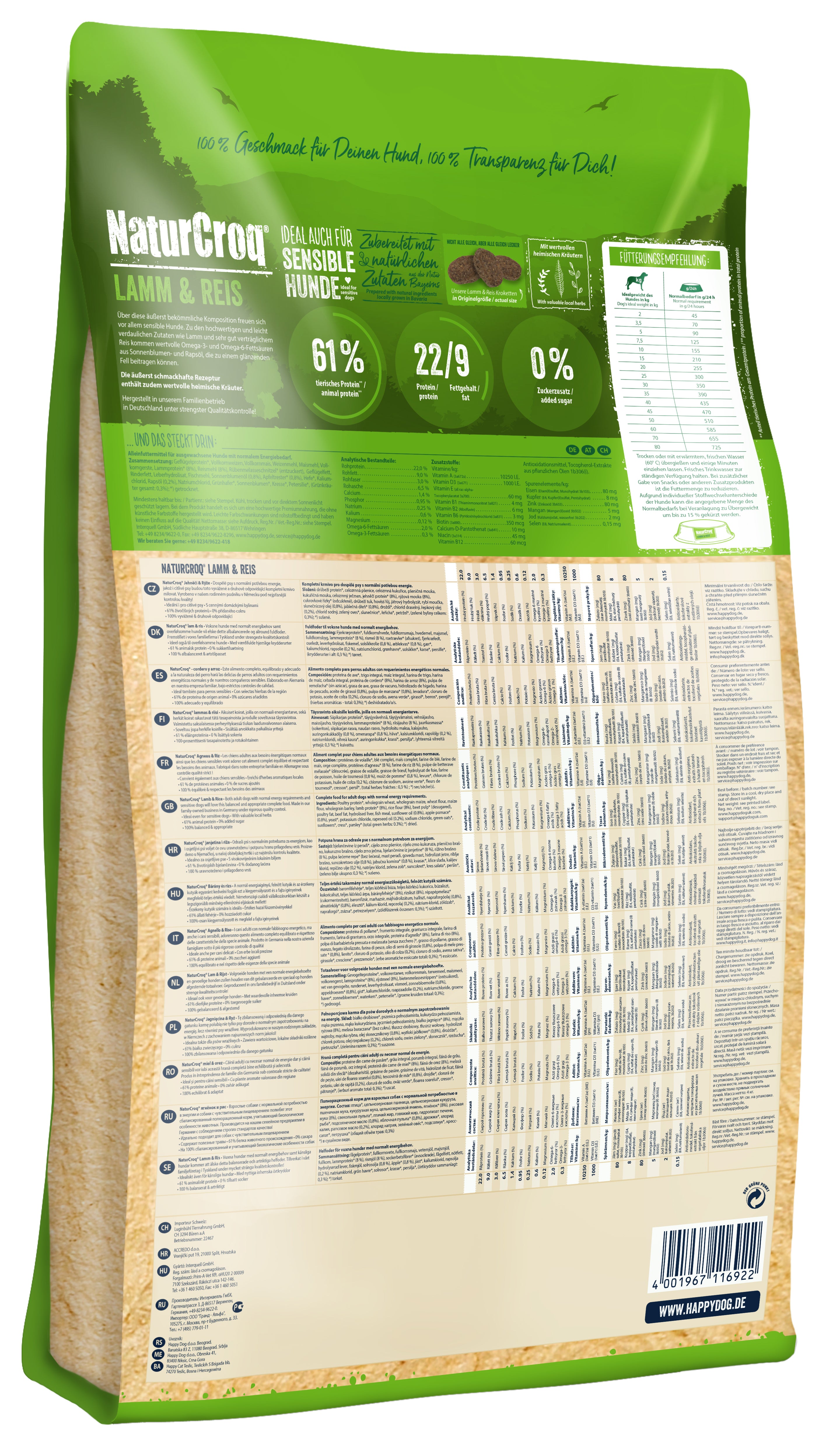 NaturCroq Lamb & Rice