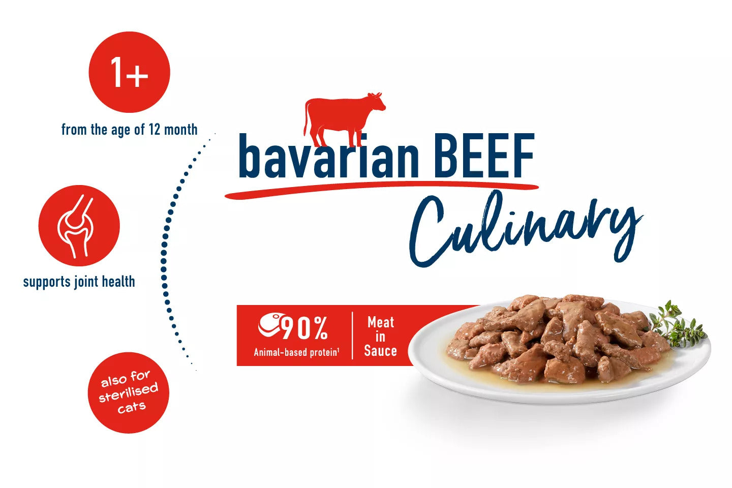 Culinary Bavarian Beef Meat in Sauce