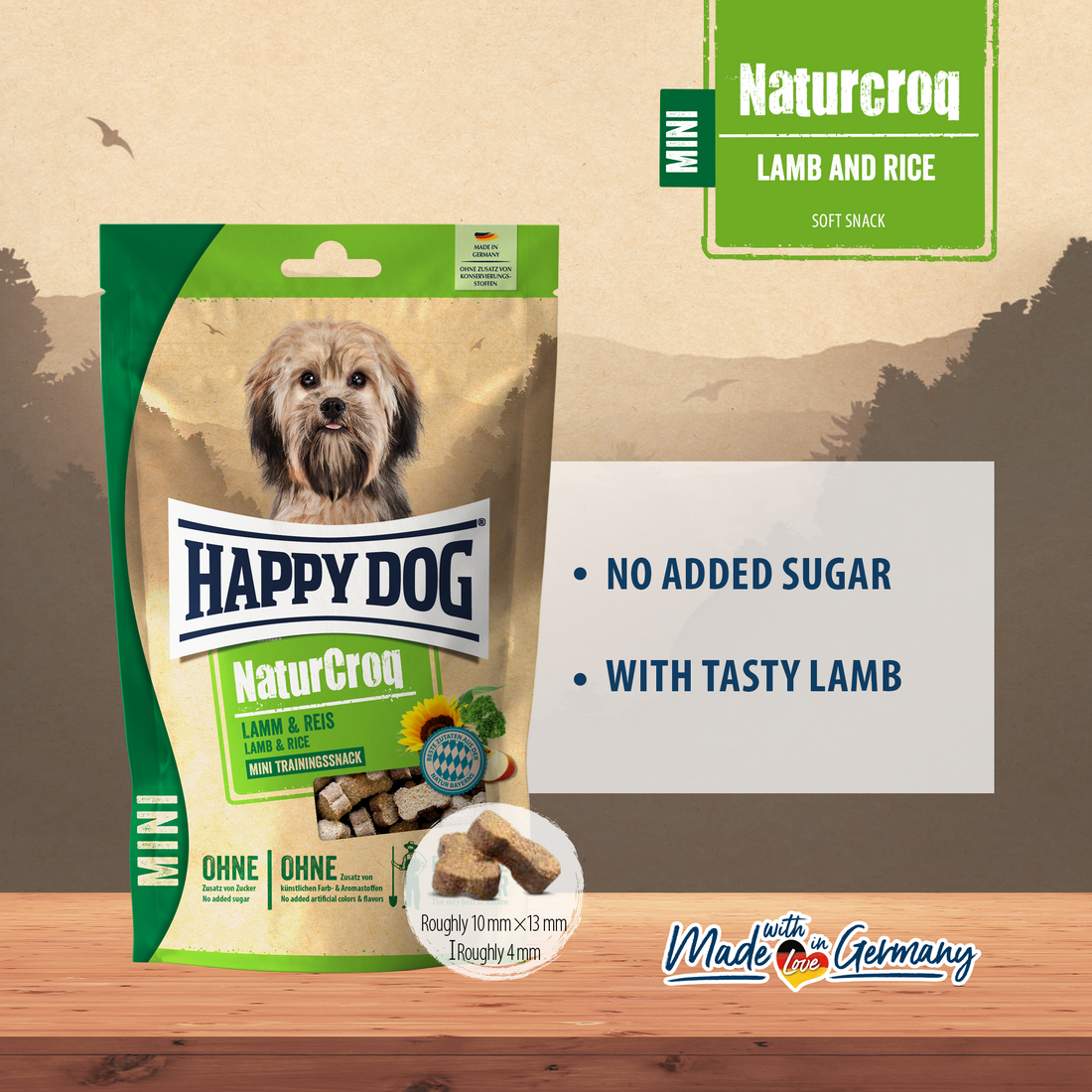 NaturCroq Mini Lamb &amp; Rice Soft Snack