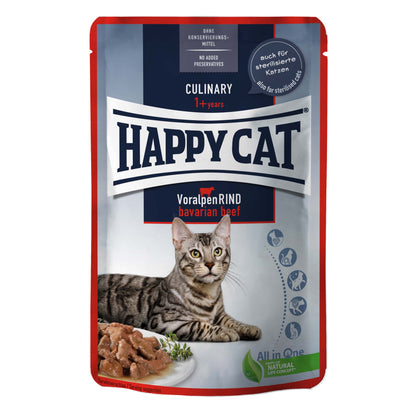 Culinary Bavarian Beef wet food meat in sauce pouch