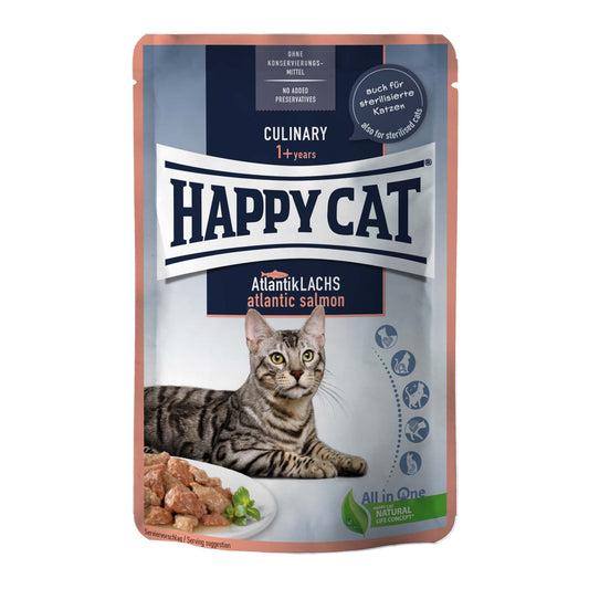 Culinary Atlantic Salmon wet food meat in sauce pouch