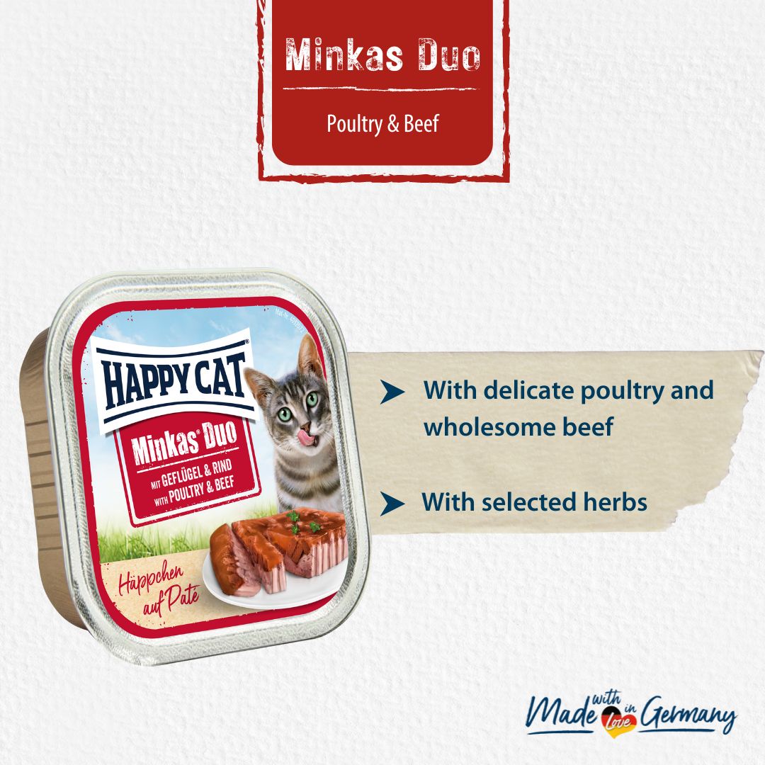 Minkas Duo Poultry and Beef wet food