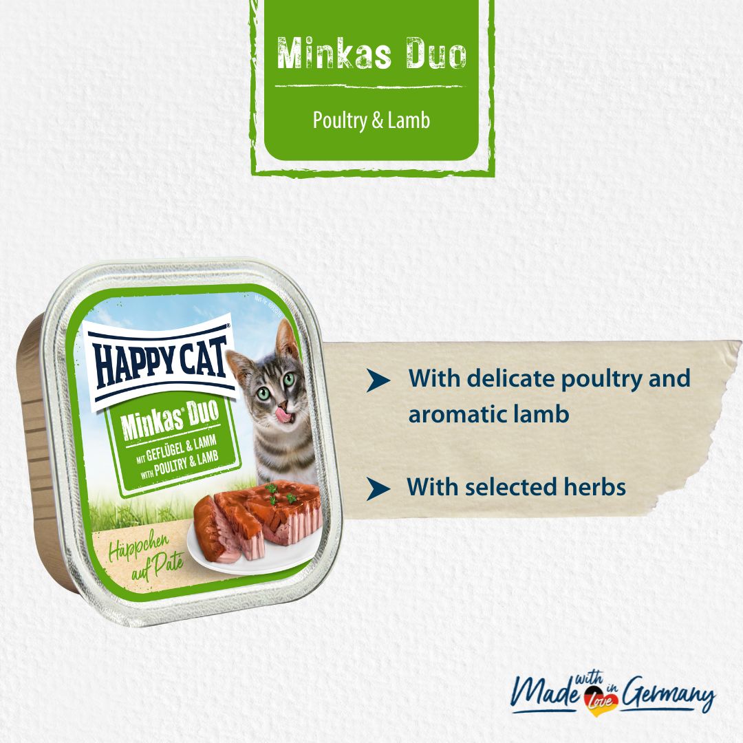 Minkas Duo Poultry and Lamb wet food